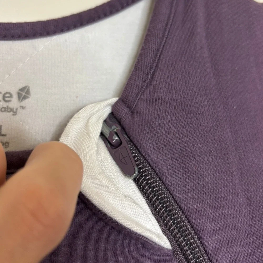 Kyte Baby Bamboo Sleep Bag 1.0 TOG Eggplant Purple XL‎ Wearable Blanket Toddler